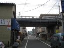 旧日光街道　千住宿　京成本線のガード下を歩く